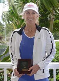 Julie Farina Bronze Ball winner-Singles