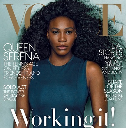Serena Graces Vogue Magazine cover