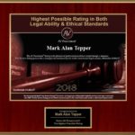 law firm rating 2018 AV Preeminent Rating