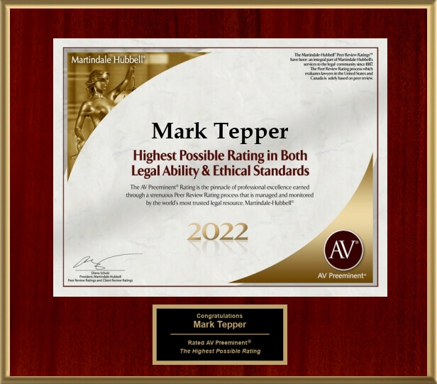 Mark Tepper 2022 AV award