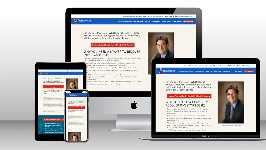 Law firm website redesign